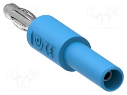 Adapter; blue; 60VDC; 10A; 53mm; Type: non-insulated; 30VAC