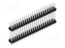 Connector: pin strips; pin header; male; PIN: 44; 2.54mm; THT; 2x22