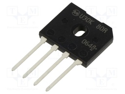 Bridge rectifier: single-phase; Urmax: 800V; If: 30A; Ifsm: 350A