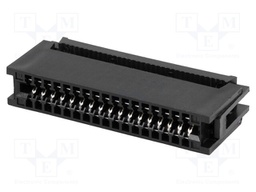 IDC; PIN: 34; card edge; IDC; for ribbon cable; 1.27mm; gold flash