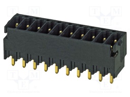 PCB headers, nominal cross section: 0.5 mm?, color: black, n