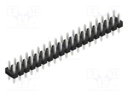 Connector: pin strips; pin header; male; PIN: 38; 2.54mm; THT; 2x19