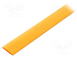 Heat shrink sleeve; glueless; 2: 1; 32mm; L: 1m; orange; polyolefine