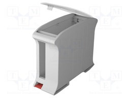 Enclosure: for DIN rail mounting; ABS