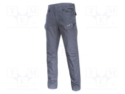 Dungarees; Size: XXXL; grey; slim-fit; 255g/m2; combat trousers