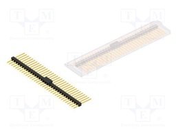 Connector: pin strips; pin header; male; PIN: 33; 2.54mm; SMT; 1x33