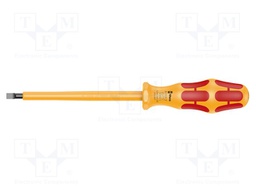 Screwdriver; insulated; slot; 5,5x1,0mm; Blade length: 125mm