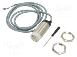 Sensor: capacitive; Range: 4÷25mm; 20÷250VAC; OUT: SCR; Housing: M30