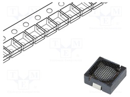 Sound transducer: electromagnetic signaller; SMD; 40kHz