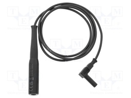 Test leads; 12A; Len: 1m; black; automotive