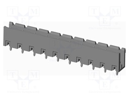 Connector: pluggable terminal block; socket; male; on PCBs