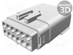 Connector: automotive; MX150L; plug; male; 22AWG÷18AWG; PIN: 12