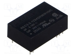 Converter: DC/DC; 3.5W; Uin: 9÷18V; Uout: 24VDC; Iout: 145mA; DIP24