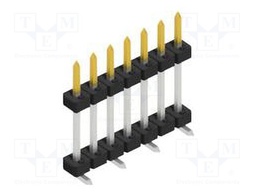 Connector: pin strips; pin header; male; PIN: 7; 2mm; SMT; 1x7; 100V