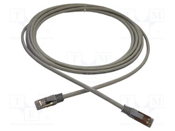 Patch cord; S/FTP; 7; stranded; Cu; LSZH; grey; 100m; 26AWG