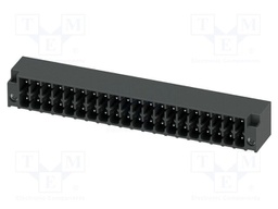 PCB headers, nominal cross section: 1.5 mm2, color: black, n