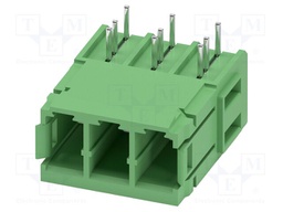 PCB headers, nominal cross section: 6 mm?, color: green, nom