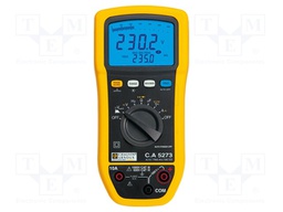 Digital multimeter; LCD 2x 6000,bargraph,with a backlit; 5x/s