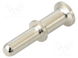 Heavy Duty Connector Contact, CLASS CX Series, Pin, 7 AWG, Crimp, 70 A, Brass