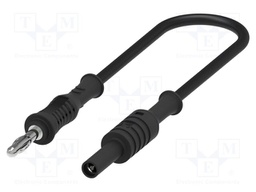 Test lead; 60VDC; 30VAC; 12A; banana socket 4mm,banana plug 4mm