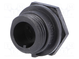 Connector: circular; socket; male; PIN: 6; w/o contacts; IP68; 125V