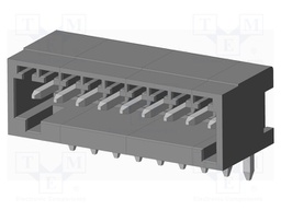 Connector: pluggable terminal block; socket; male; on PCBs