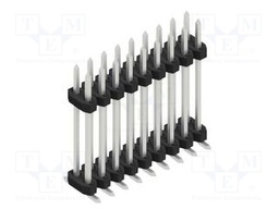 Connector: pin strips; pin header; male; PIN: 18; 2mm; SMT; 2x9; 100V