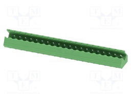 PCB headers, nominal cross section: 2.5 mm?, color: green, n