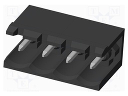 Connector: pluggable terminal block; socket; male; on PCBs