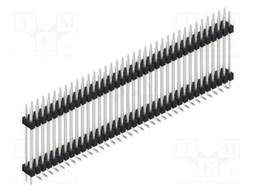 Connector: pin strips; pin header; male; PIN: 72; 2.54mm; SMT; 2x36