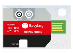 Logger: temperature; -30÷60°C; IP67; Interface: USB; EasyLog