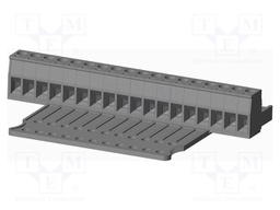 Connector: pluggable terminal block; plug; female; straight; grey