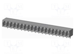 Connector: pluggable terminal block; socket; male; on PCBs