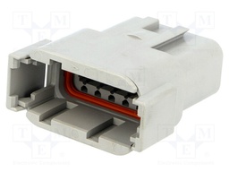 Connector: wire-wire; DTM; plug; male; PIN: 12; IP68; Locking: latch
