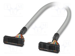 Ribbon cable with IDC connectors; Contacts ph: 2.54mm; 2m; 26AWG