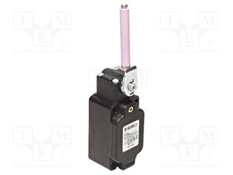 Limit switch; porcelain roller Ø9x57mm R 80mm; NO + NC; 10A