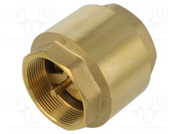 Check valve; G 2" internal; 16bar; brass; Medium: water