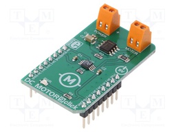 Click board; motor driver; GPIO,analog; DRV8871; 5VDC