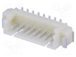 Socket; wire-board; male; 1.25mm; PIN: 8; SMT; 125V; 1A; tinned