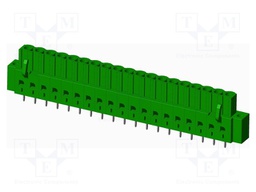 Connector: pluggable terminal block; socket; female; straight