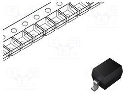 Diode: Zener; 0.2W; 12V; SMD; reel,tape; SOD323; single diode