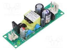 Converter: AC/DC; 15W; 80÷275VAC; Uout: 12VDC; Iout: 1.25A; 84.5%