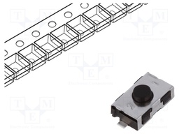 Microswitch TACT; SPST-NO; Pos: 2; 0.05A/32VDC; SMT; none; 2N; round