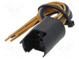 Contact block; Leads: cables; 140mm; PVP; Body dim: Ø18.2x30mm
