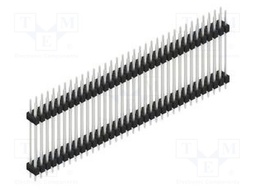 Connector: pin strips; pin header; male; PIN: 68; 2.54mm; THT; 2x34