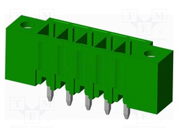 Connector: pluggable terminal block; socket; male; straight; THT