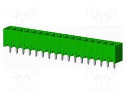 Connector: pluggable terminal block; socket; male; straight; THT