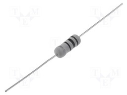Resistor: wire-wound; THT; 120Ω; 2W; ±5%; Ø5x12mm; 300ppm/°C; axial