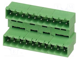 PCB headers, nominal cross section: 2.5 mm?, color: green, n