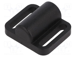 Locator; for spring latches; W: 38mm; Mat: zinc alloy; Øhole: 6mm